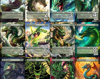 MtG Old Gnawbone Token Alternative Art // Choose the Art! - For EDH, Commander, Cube Draft and Casual MtG Player