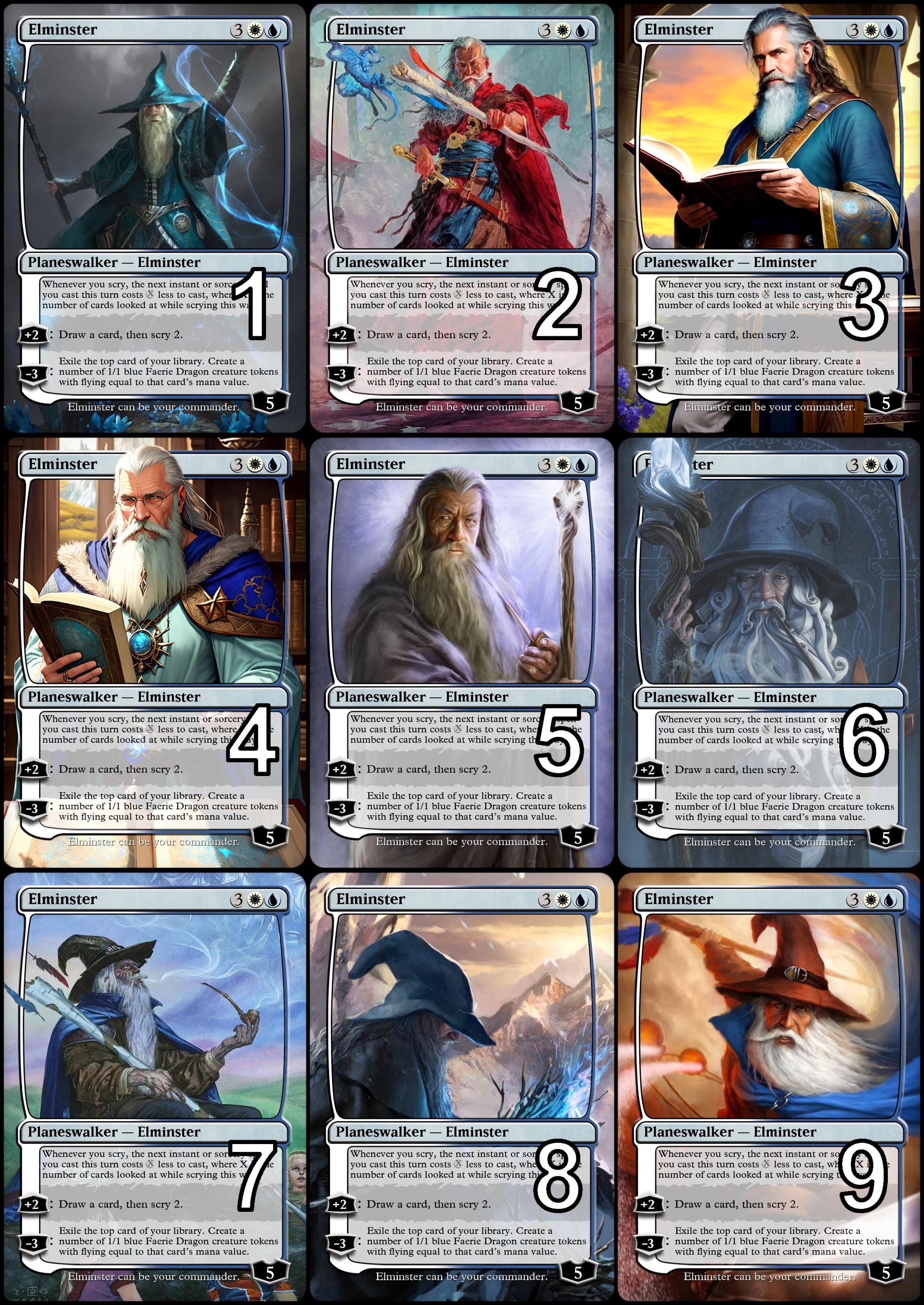 Mtg Elminster Token Alternative Art // Choose the Art! - for EDH,  Commander, Cube Draft and Casual Mtg Player - Etsy Australia