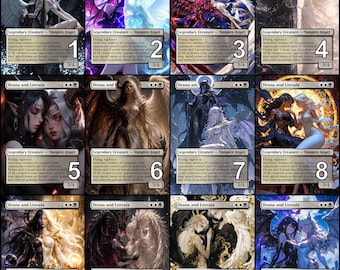Arte alternativo para las fichas de Drana y Linvala de MtG // ¡Elige el arte! - Para jugadores de EDH, Commander, Cube Draft y MtG casuales.