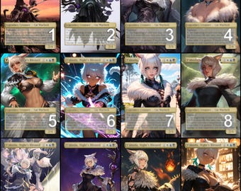 MtG Y'shtola Final Fantasy Token Alternative Art // Choose the Art! - For EDH, Commander, Cube Draft and Casual MtG Player