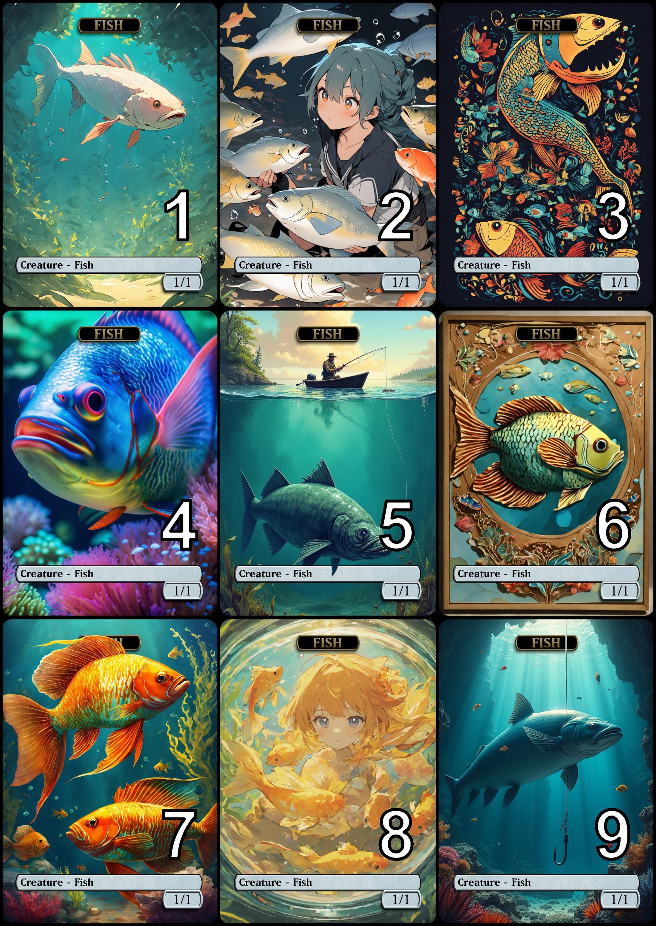 Forgetful Fish Deck - Etsy