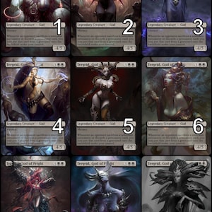 MtG Tergrid, arte alternativo del token God of Fright // ¡Elige el arte! - Para EDH, Commander, Cube Draft y Casual MtG Player