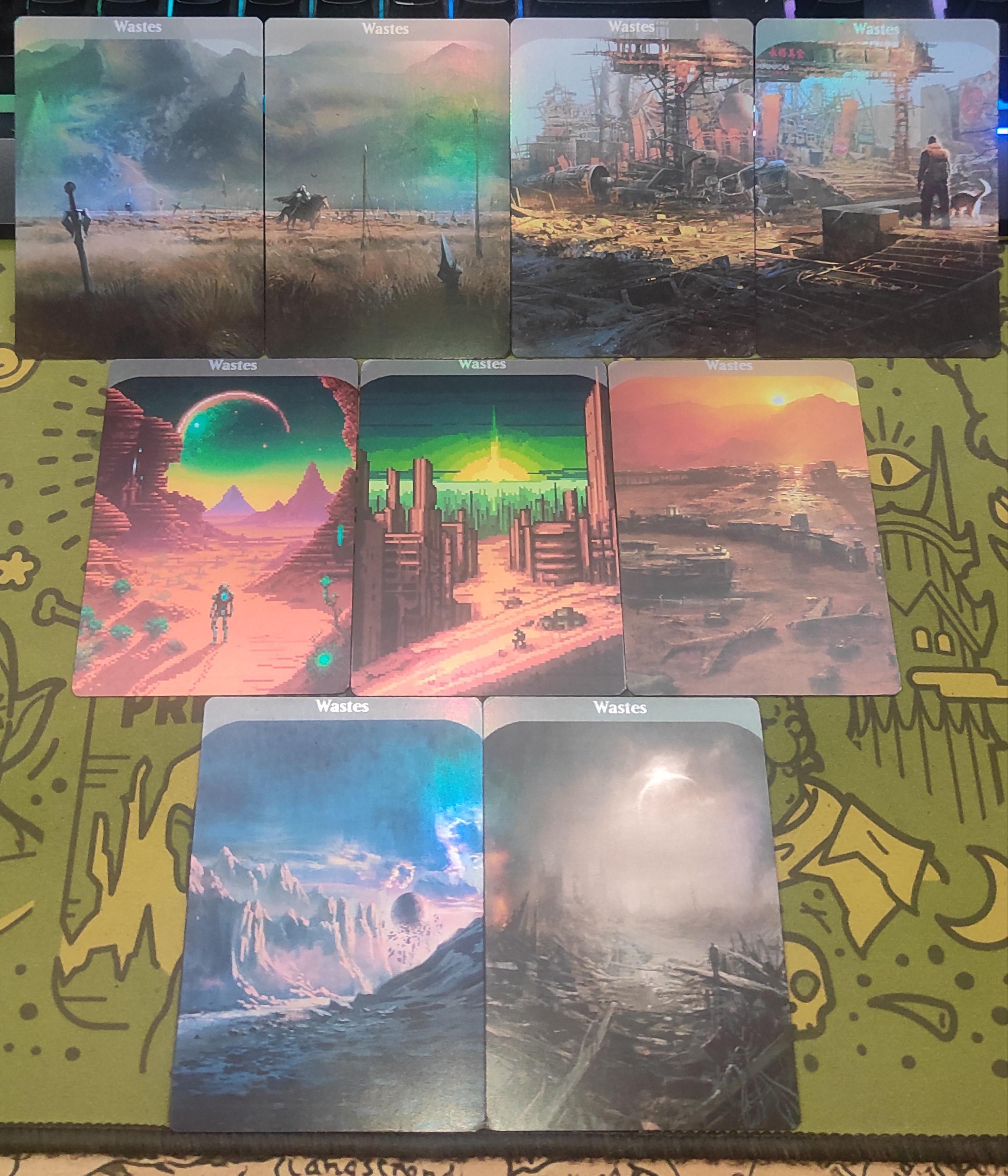 Basic Lands Pixel Bit Retro Art Alternative Art // Choose the Art