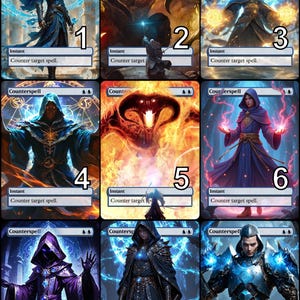 MtG Counterspell Alternative Art // Choose the Art! - For EDH, Commander, Cube Draft and Casual MtG Player