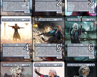 MtG Urza, Arte alternativo de la ficha Lord High Artificer // ¡Elige el arte! - Para EDH, Commander, Cube Draft y Casual MtG Player