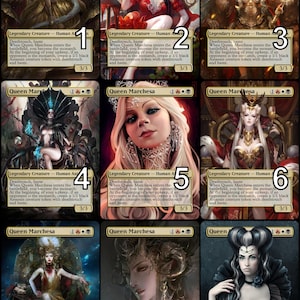 Arte alternativo de MtG Queen Marchesa Token // ¡Elige el arte! - Para EDH, Commander, Cube Draft y Casual MtG Player