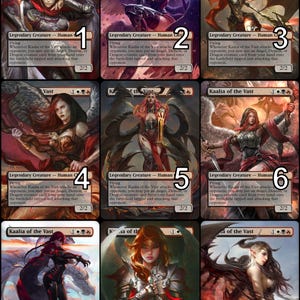 MtG Kaalia of the Vast Token Alternative Art // Choose the Art! - For EDH, Commander, Cube Draft and Casual MtG Player