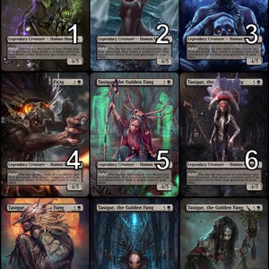 MtG Tasigur, the Golden Fang Token Alternative Art // Choose the Art! - For EDH, Commander, Cube Draft and Casual MtG Player