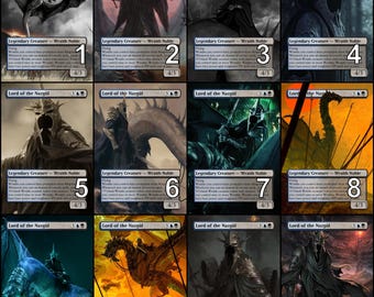 MtG Lord of the Nazgul Token Alternative Art // Choose the Art! - For EDH, Commander, Cube Draft and Casual MtG Player