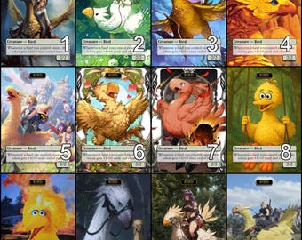 MtG Bird 2/2 Token Alternative Art // Choose the Art! - For EDH, Commander, Cube Draft and Casual MtG Player