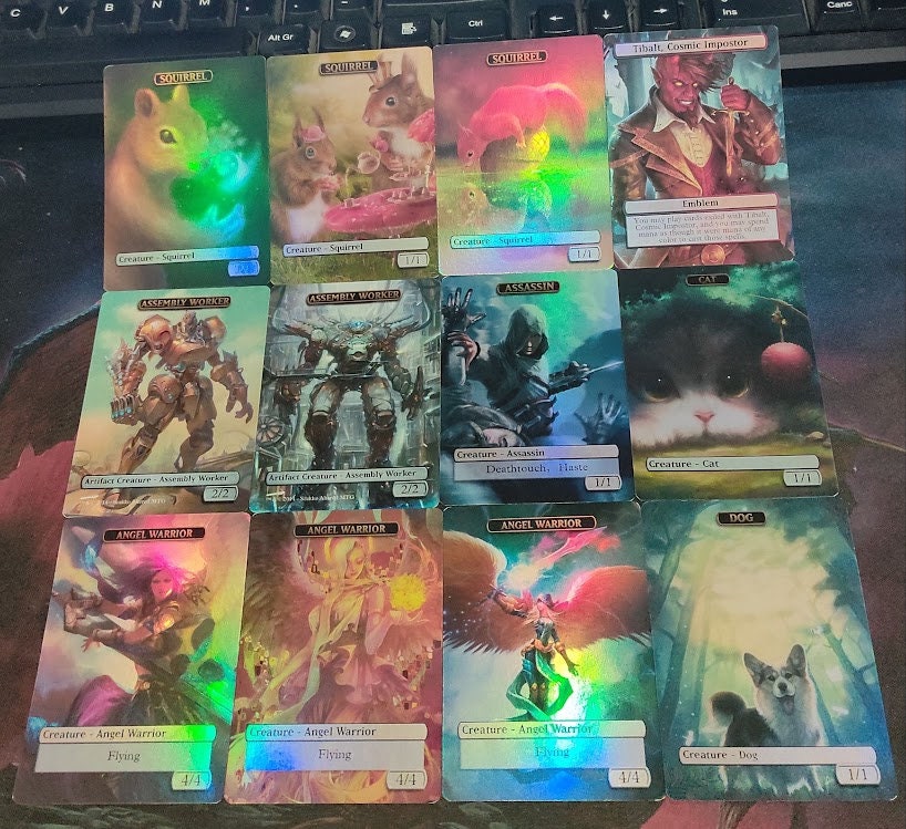 Mtg Mishra's Warform 4/4 Token for Golden Guardian
