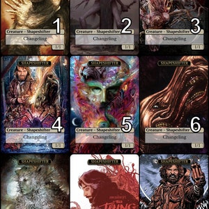 MtG Shapeshifter 1/1 Token Alternativ Konst // Välj Konst! - För EDH, Commander, Cube Draft och Casual MtG-spelare
