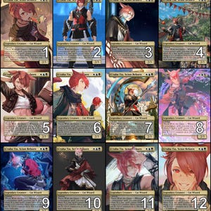 MtG G'raha Tia, Scion Reborn Final Fantasy Token Alternative Art // Choose the Art! - For EDH, Commander, Cube Draft and Casual MtG Player