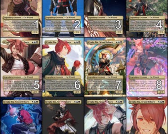 MtG G'raha Tia, Scion Reborn Final Fantasy Token Alternative Art // Choose the Art! - For EDH, Commander, Cube Draft and Casual MtG Player