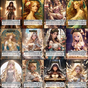 Arte alternativa do token Waifu do tesouro MtG // Escolha a arte! - Para EDH, Commander, Cube Draft e Casual MtG Player