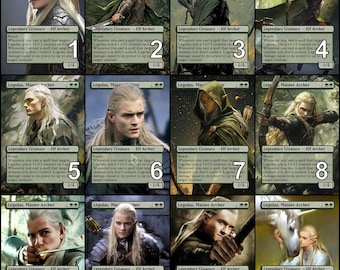 MtG レゴラス、マスターアーチャー トークン 別イラスト版 // イラストを選ぼう！ - EDH、統率者戦、キューブドラフト、カジュアルMtGプレイヤー向け