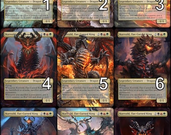 呪われた王コルヴォルド・フェイ オルタード フルアート MTG マジック