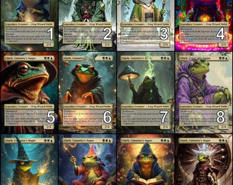 MtG Glarb, Calamity's Augur Token Alternative Art // Choose the Art! - For EDH, Commander, Cube Draft and Casual MtG Player