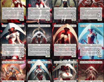 MtG Elesh Norn, Mother of Machines Token Alternative Art // Choose the Art! - For EDH, Commander, Cube Draft and Casual MtG Player