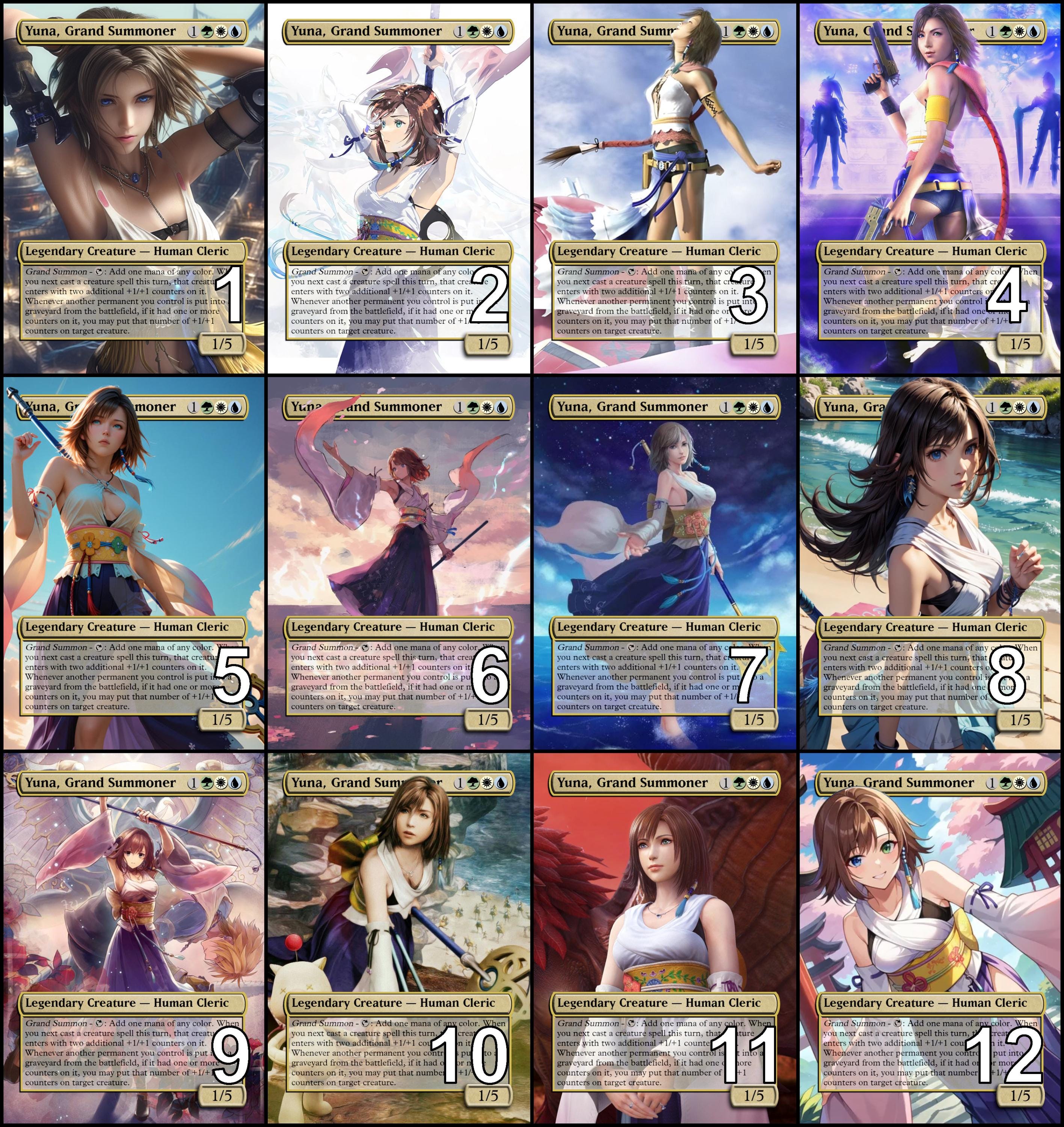 Final Fantasy Card Binder - Etsy