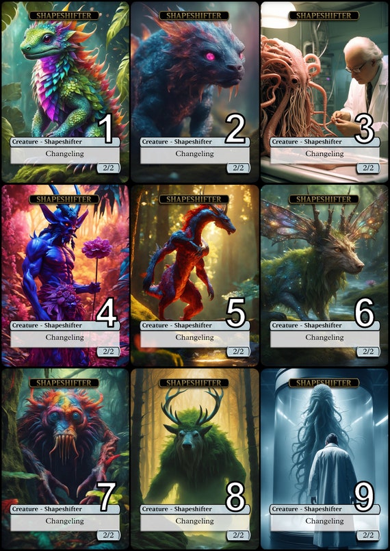 Mtg Shapeshifter 2/2 for Maskwood Nexus Token Alternative Art // Choose the Art! - for EDH, Commander, Cube Draft and Casual Mtg Player - Etsy Mtg Shapeshifter 2/2 for Maskwood Nexus Token Alternative Art // Choose the Art! - for EDH, Commander, Cube Draft and Casual Mtg Player - Etsy