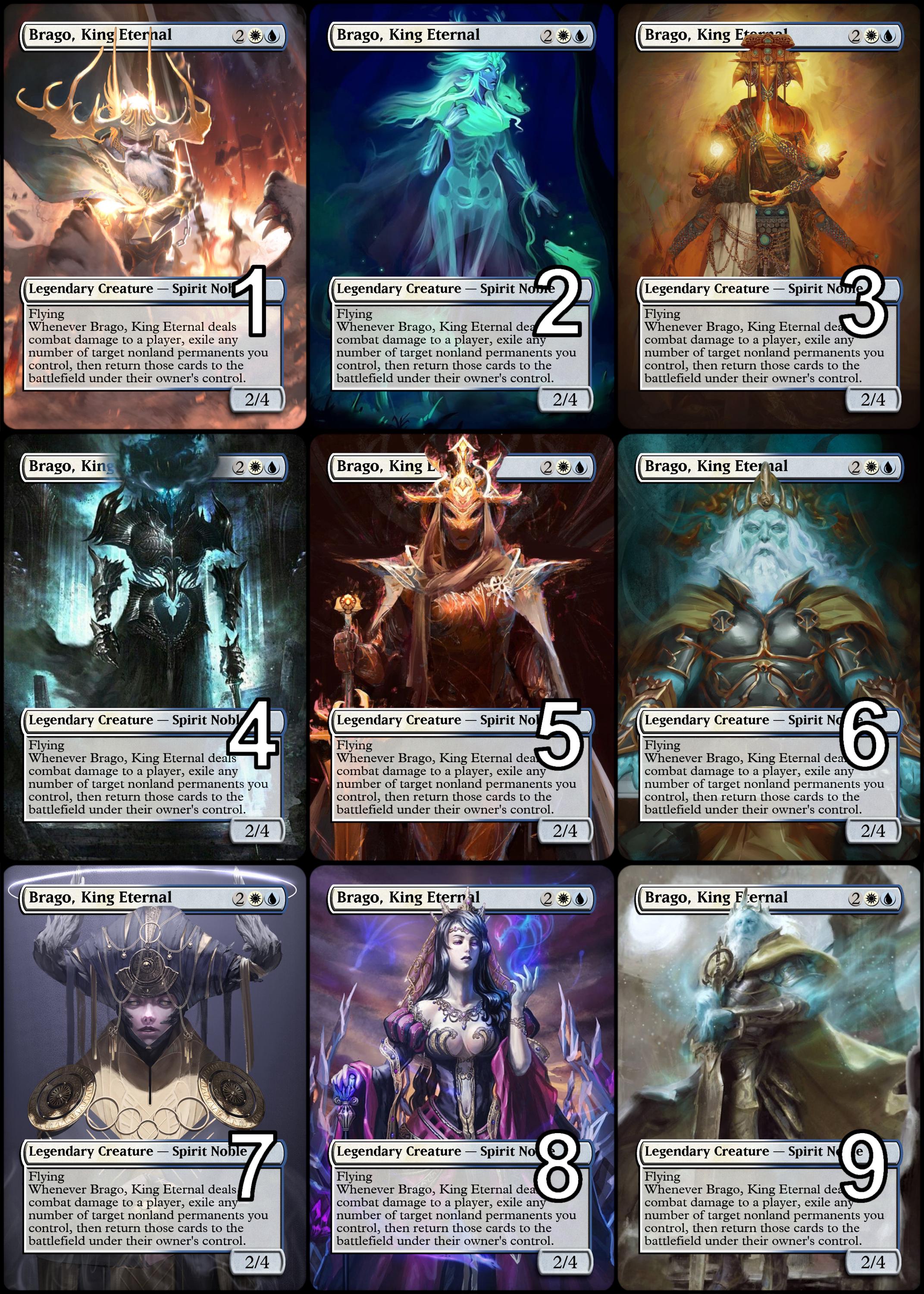 mtg brago commander deck Brago, King Eternal EDH Tech Flying Whenever Brago Brago, King Eternal  Kaldheim