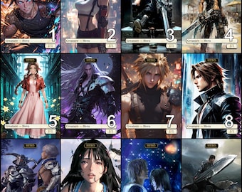 MtG Hero Token Alternative Art // Choose the Art! - For EDH, Commander, Cube Draft and Casual MtG Player FF Final Fantasy