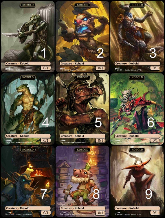 Mtg Kobold 0/1 Token Alternative Art // Choose the Art! - for EDH, Commander, Cube Draft and Casual Mtg Player - Etsy Mtg Kobold 0/1 Token Alternative Art // Choose the Art! - for EDH, Commander, Cube Draft and Casual Mtg Player - Etsy