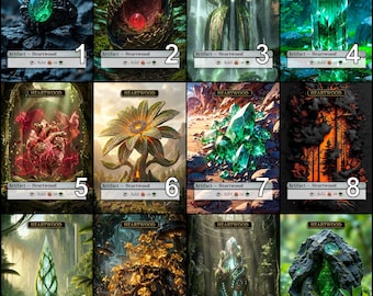 MtG ハートウッドトークン 別バージョンアート // アートを選ぼう！ - EDH、統率者戦、キューブドラフト、カジュアルMtGプレイヤー向け