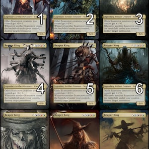 MtG Reaper King Token Alternative Art // Choose the Art! - For EDH, Commander, Cube Draft and Casual MtG Player