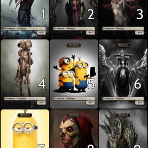 MtG Minion */* Token Alternative Art // Choisissez l’art ! - Pour EDH, Commander, Cube Draft et Casual MtG Player
