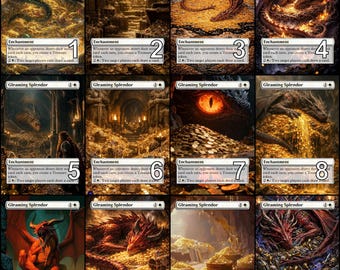 Arte alternativo para la ficha Esplendor Brillante de MtG // ¡Elige el arte! - Para jugadores de EDH, Commander, Cube Draft y MtG casuales.