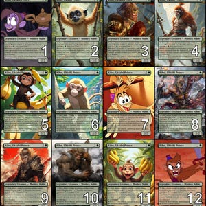 MtG Kibo, Uktabi Prince Token Alternative Art // Wähle die Kunst! - Für EDH-, Commander-, Cube Draft- und Casual MtG-Spieler