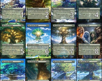 MtG The Great Henge Token Alternative Art // Choose the Art! - For EDH, Commander, Cube Draft and Casual MtG Player