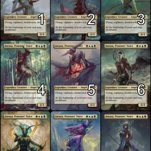 MtG Atraxa, Praetors' Voice Token Alternative Kunst // Wählen Sie die Kunst! - Für EDH-, Commander-, Cube Draft- und Gelegenheits-MtG-Spieler