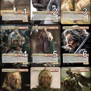 theoden mtg card Magic the Gathering Theoden