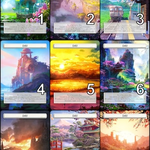 Arte alternativo del token de día/noche de MtG // ¡Elige el arte! - Para EDH, Commander, Cube Draft y Casual MtG Player
