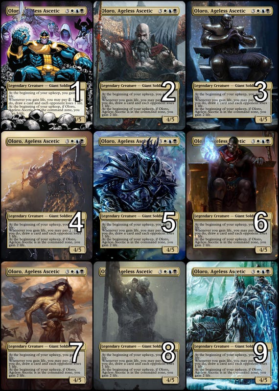 oloro mtg commander deck Oloro, Ageless Ascetic Lifegain Commander Deck MTG EDH Ready-to-Play Magic Esper