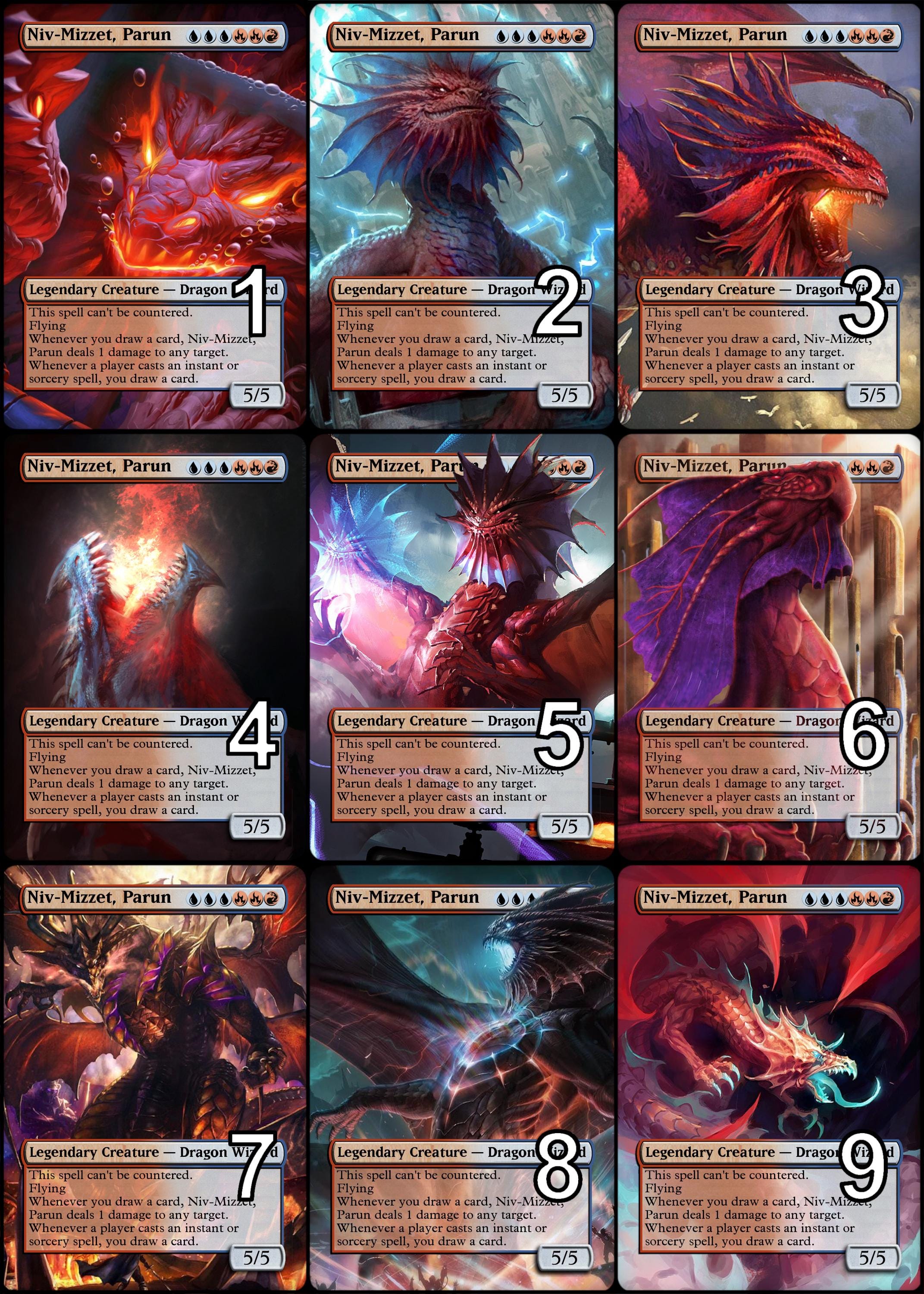 Niv Mizzet Card Sleeves - Etsy UK Niv Mizzet Card Sleeves - Etsy UK
