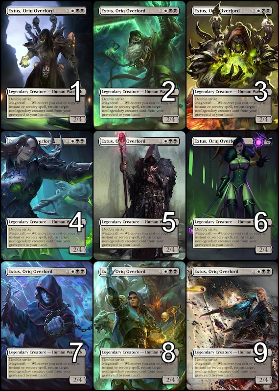 Mtg Extus, Oriq Overlord / Awaken the Blood Avatar Token