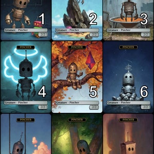 MtG Pincher 2/2 Token Alternative Art // Choose the Art! - For EDH, Commander, Cube Draft and Casual MtG Player