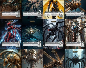 MtG Drone 1/1 Token Alternative Art // Choose the Art! - For EDH, Commander, Cube Draft and Casual MtG Player