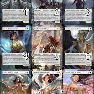 MtG Giada, Font of Hope Token Alternative Art // Choose the Art! - For EDH, Commander, Cube Draft and Casual MtG Player