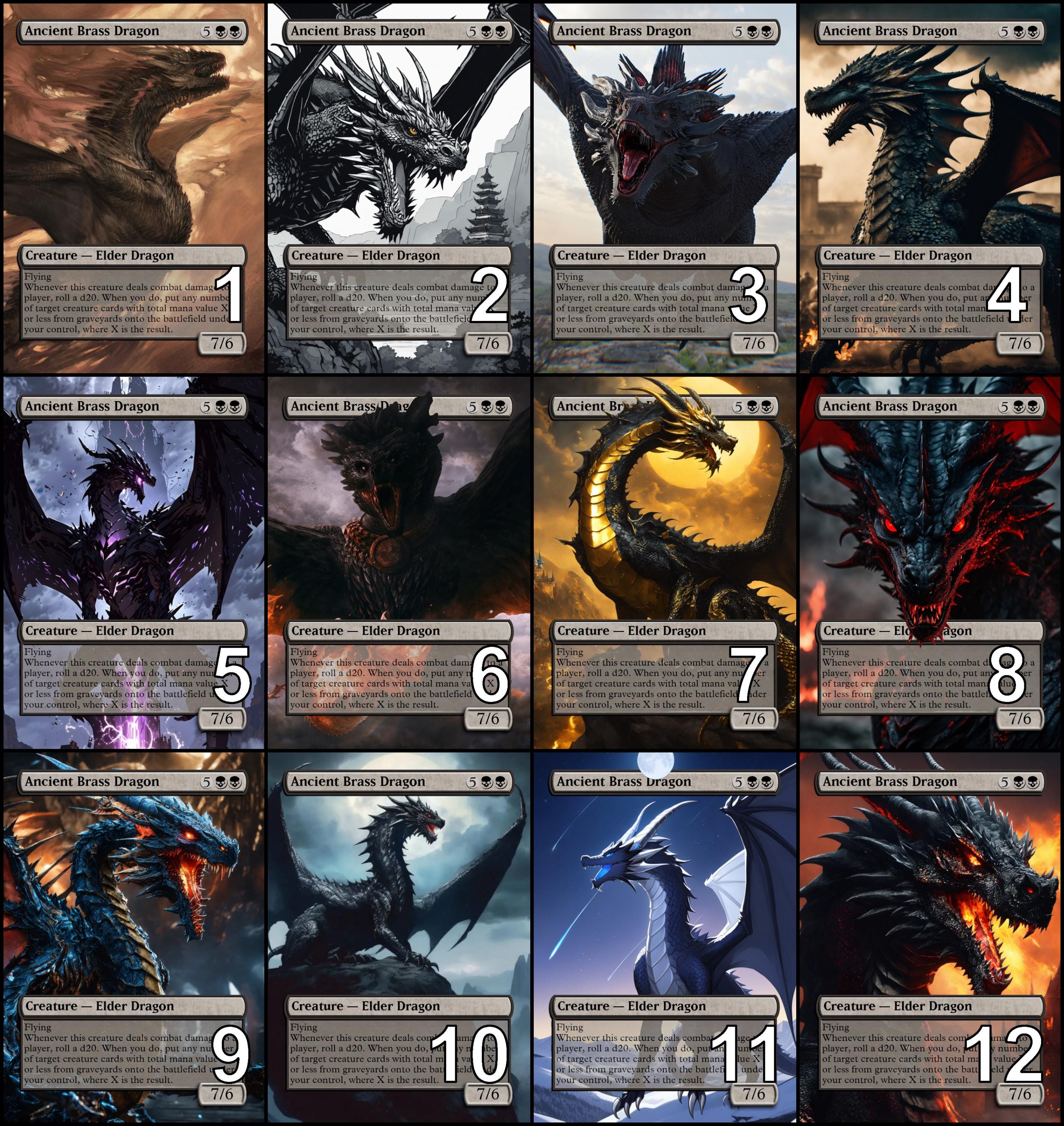 Mtg 6/6 dragon token - Etsy 日本