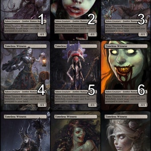 MtG Timeless Witness 4/4 Eternalized Token Alternative Art // Choose the Art! - For EDH, Commander, Cube Draft and Casual MtG Player