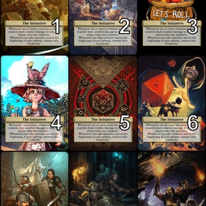 MtG The Initiative Token Alternative Art // Choose the Art! - For EDH, Commander, Cube Draft and Casual MtG Player