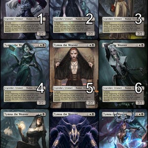 MtG Tymna the Weaver Token Alternative Art // Choose the Art! - For EDH, Commander, Cube Draft and Casual MtG Player