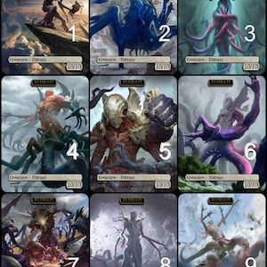 MtG Eldrazi 10/10 Token Alternative Art // Choose the Art! - For EDH, Commander, Cube Draft and Casual MtG Player