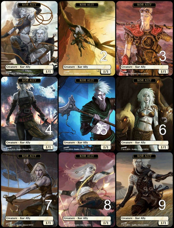 kor mtg cards Elas il-Kor, Sadistic Pilgrim Creature Sacrifice Life Drain Magic CommanderComplete From the Rise of the Eldrazi set. Kor Warrior Token | Zendikar