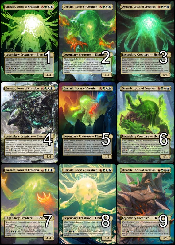 mtg locus cards Omnath, of the Roil : Toys & Games put it into your hand. Omnath, Locus of All (Buy-a-Box)